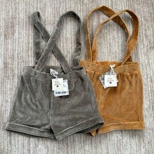 *Set of 2* NWT Kate Quinn Suspender Shortalls size 6